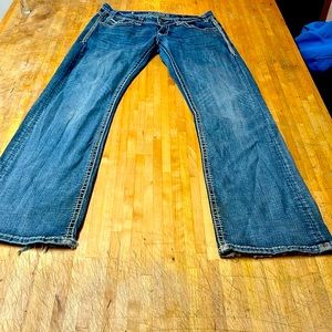 Rock and Roll blue jeans.